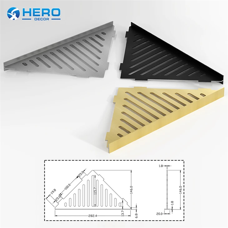 Stainless Steel Corner Shower Caddy Wall Mount manufacturers